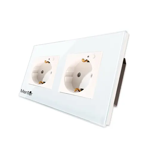 Priza Smart Wireless Mentor ES016 dubla incastrata WiFi 16A 2000W