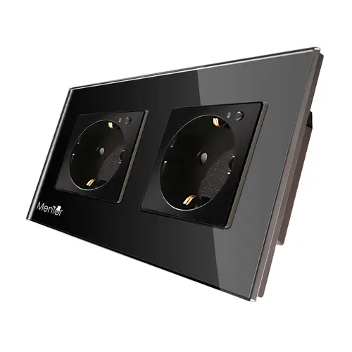 Priza Smart Wireless Mentor ES017 dubla incastrata WiFi 16A 2000W
