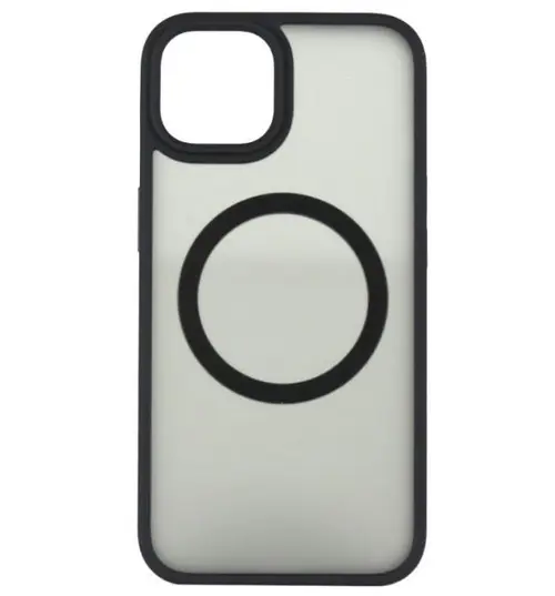 Protectie spate Devia Pino Series Magnetic pentru Apple iPhone 14 Plus (Negru)