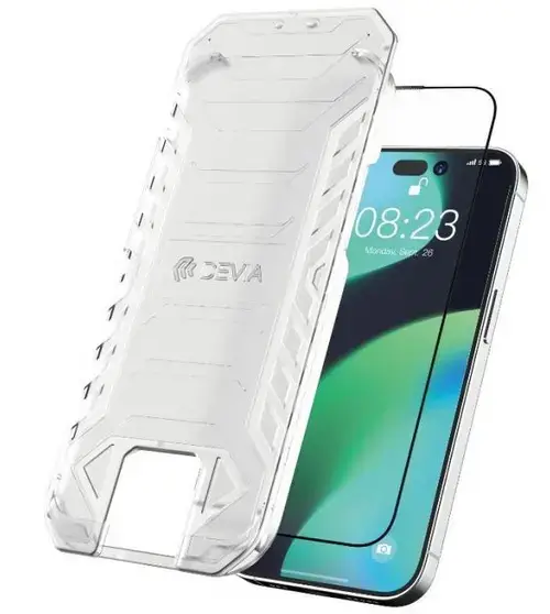 Folie sticla Devia Van series Full Anti-Static pentru Apple iPhone 14 Pro Max (Negru)
