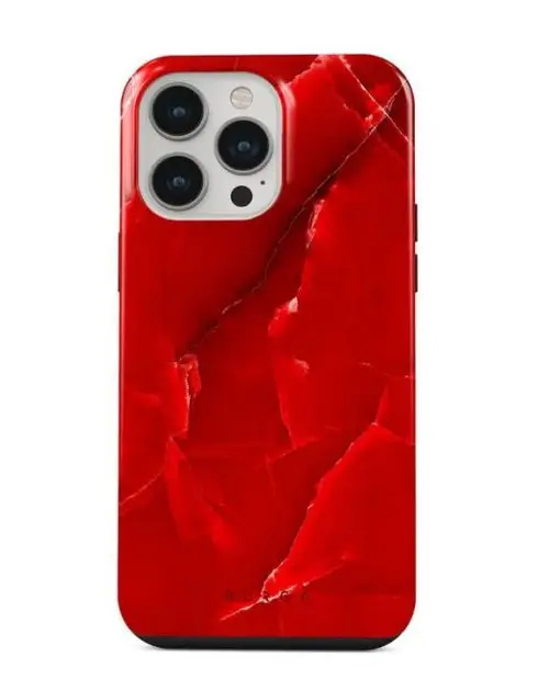 Protectie Spate Burga Dual Layer Wild Blaze pentru Apple iPhone 14 Pro Max (Rosu)