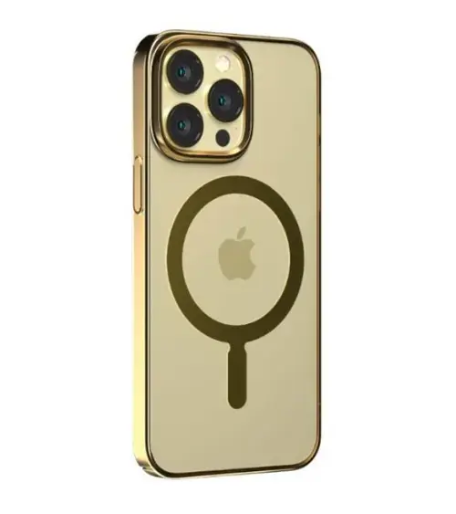 Protectie Spate Devia Glimmer Series Magnetic pentru Apple iPhone 14 Plus (Auriu)