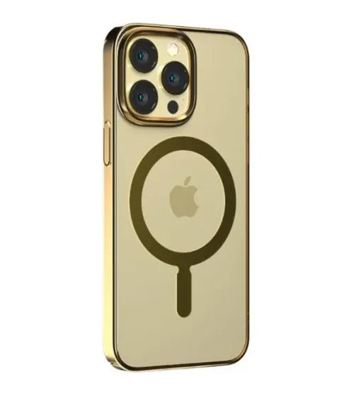 Protectie Spate Devia Glimmer Series Magnetic pentru Apple iPhone 14 Plus (Auriu)