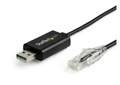 Cablu Cisco StarTech ICUSBROLLOVR, USB, RJ45 (Negru)