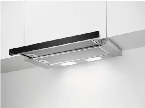 Hota incorporabila telescopica Electrolux LFP326AB, 410 mc/h, 60 cm, Clasa C (Negru/Argintiu)