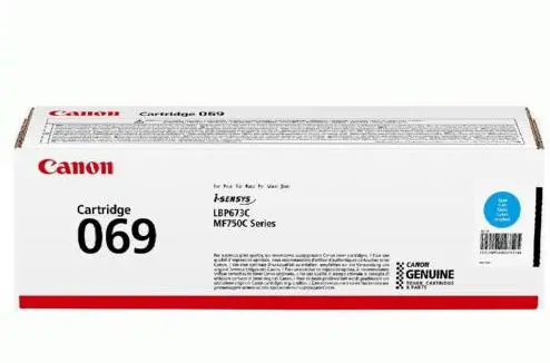 Toner Canon CRG069C, acoperire 1900 pagini (Cyan)
