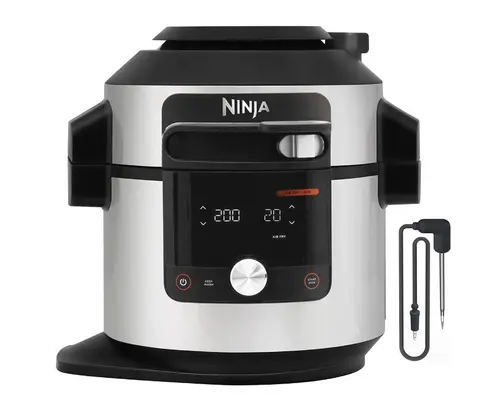 Multicooker Ninja OL750EU, 1460 W, 7.5 L, 14 programe (Negru/Argintiu)
