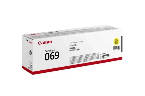 Toner Canon CRG069Y, acoperire 1900 pagini (Galben)