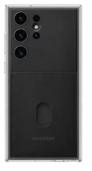 Protectie Spate Samsung EF-MS918CBEGWW pentru Samsung Galaxy S23 Ultra (Negru)