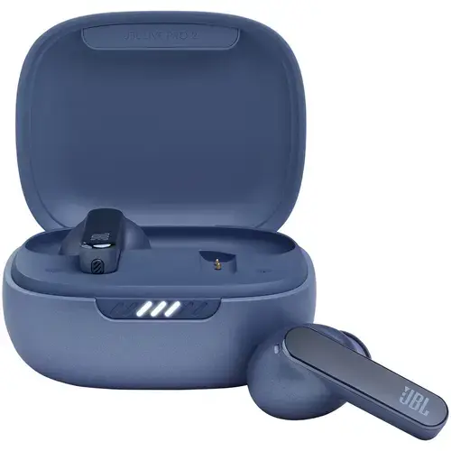 Casti audio in-ear JBL Live Pro 2, True Wireless, Noise Cancelling, 6 Microfoane, Touch Control, IPX5 (Albastru)