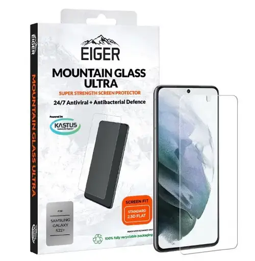 Folie Sticla Eiger Mountain Glass Ultra pentru Samsung Galaxy S22 Plus (Transparent)