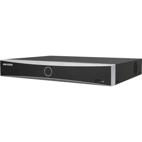 NVR Hikvision AcuSense HIKVISION DS-7608NXI-K2, 8 canale, 12MP, 4K (Negru)