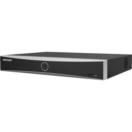 NVR Hikvision AcuSense HIKVISION DS-7608NXI-K2, 8 canale, 12MP, 4K (Negru)