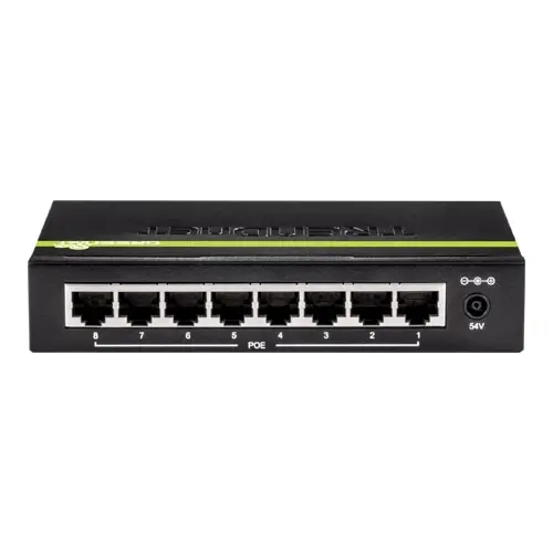 Switch 8 porturi Gigabit PoE- TRENDnet TPE-TG82G