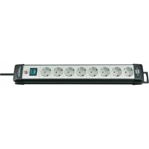 Prelungitor Brennenstuhl Premium,8 Prize, 5 m (Negru/Alb)