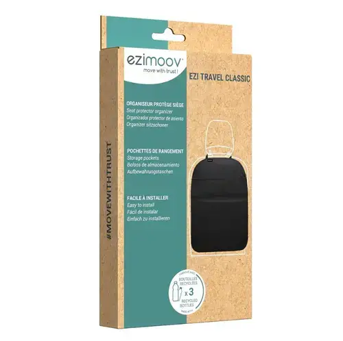 Protectie spatar cu organizator Ezimoov Travel Classic EZ-1301, Eco friendly (Negru)