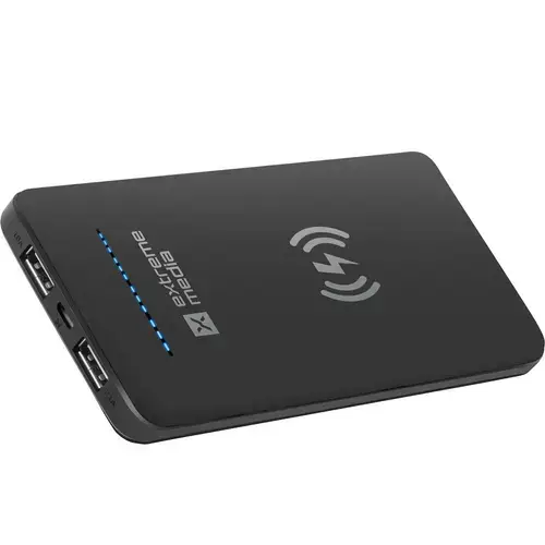 Acumulator extern Natec Extreme Media, Wireless, 10000 mAh (Negru)