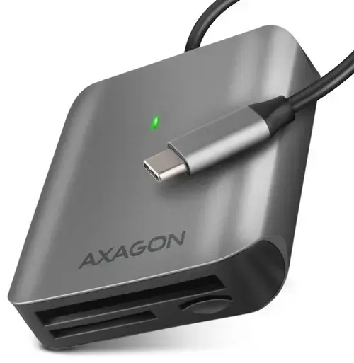 Card reader Axagon CRE-S3C, 312 MB/s, SD, USB-C (Gri)