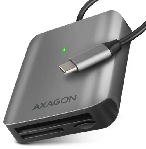 Card reader Axagon CRE-S3C, 312 MB/s, SD, USB-C (Gri)