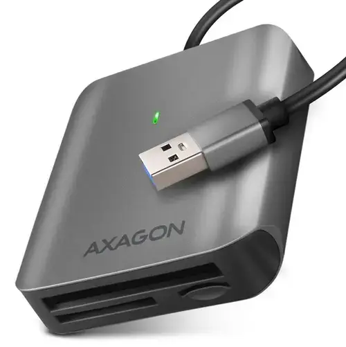 Card reader Axagon CRE-S3C, 312 MB/s, SD, USB 3.2 (Gri)