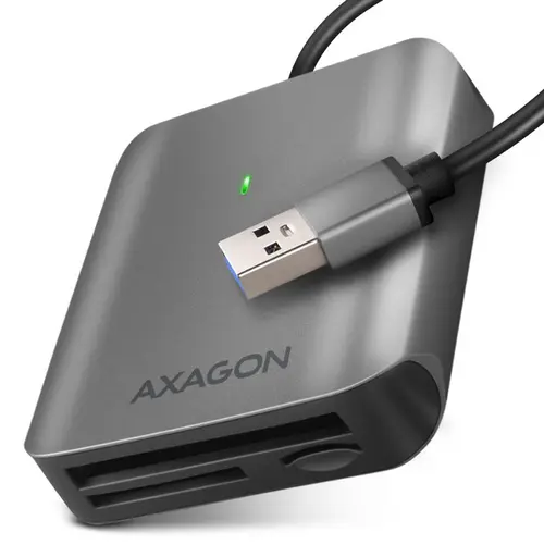 Card reader Axagon CRE-S3C, 312 MB/s, SD, USB 3.2 (Gri)