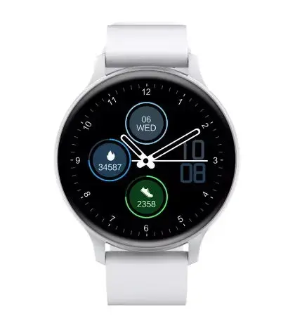Smartwatch Canyon Badian SW-68, Display TFT 1.28inch, Bluetooth, Waterproof IP68, Android/iOS (Argintiu/Alb)