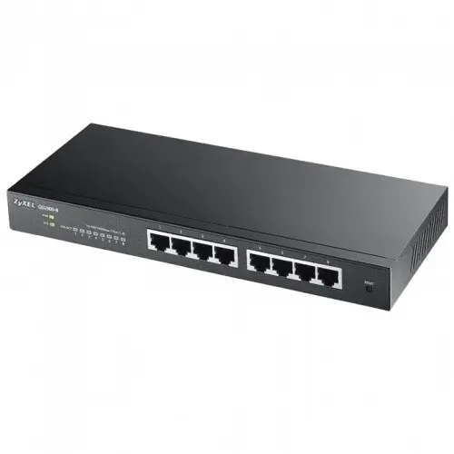 Switch Zyxel GS1900-8HP, 8 Porturi, Gigabit, Smart Managed, PoE