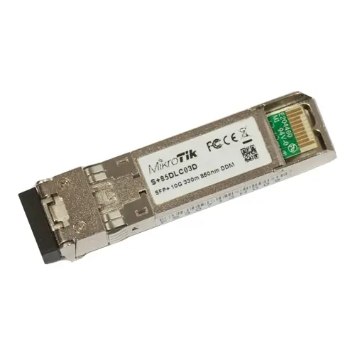 Modul transceiver SFP+ 10G MM 300m 850nm Dual LC-connector - Mikrotik S+85DLC03D