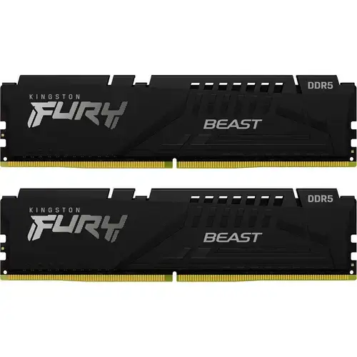 Memorii Kingston Fury Beast 64GB (2x32GB) DDR5 6000MHz Dual Channel Kit