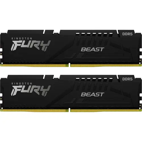 Memorii Kingston Fury Beast 64GB (2x32GB) DDR5 6000MHz Dual Channel Kit