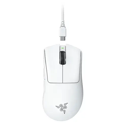 Mouse gaming wireless Razer DeathAdder V3 Pro, USB, 30k DPI (Alb)