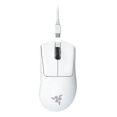Mouse gaming wireless Razer DeathAdder V3 Pro, USB, 30k DPI (Alb)