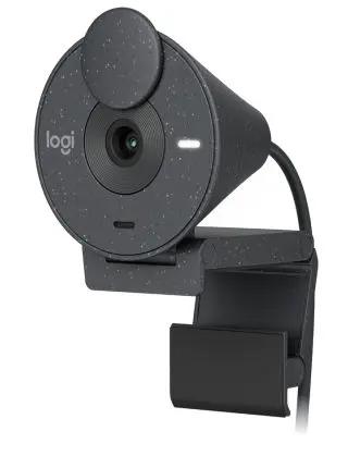 Camera Web Logitech Brio 300, USB, Full HD, 30 fps (Negru)