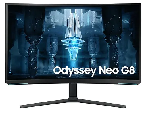 Monitor Gaming VA Mini-LED Samsung Odyssey Neo 32inch G8, Ultra HD (3840 x 2160), HDMI, DisplayPort, AMD FreeSync Premium Pro, Ecran Curbat, Pivot, 240Hz, 1 ms (Negru)