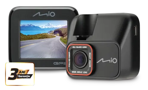Camera Video Auto Mio Mivue C580, Full HD, 140°, Microfon, G-Sensor, GPS (Negru)