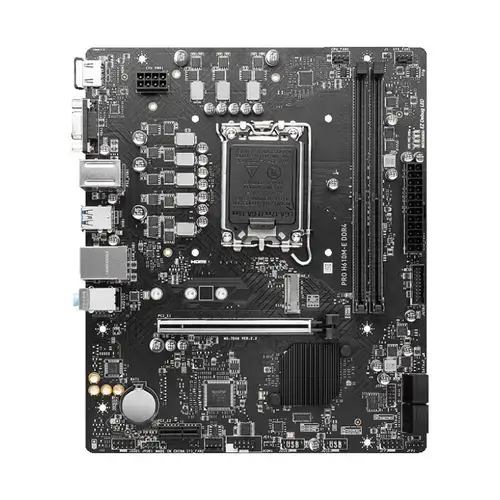 Placa de baza MSI PRO H610M-E DDR4, Intel H610, LGA 1700, mATX