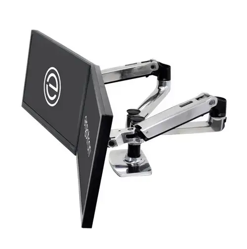 Suport monitor pentru birou Ergotron Ergotron LX Dual 45-245-026, 27inch, 18.1 kg (Gri)