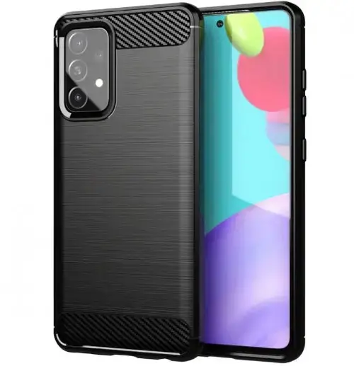 Husa pentru Samsung Galaxy A53 5G A536, Forcell, Carbon, Neagra