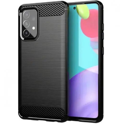 Husa pentru Samsung Galaxy A53 5G A536, Forcell, Carbon, Neagra