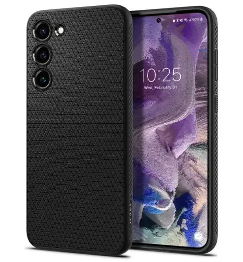 Husa pentru Samsung Galaxy S23 S911, Spigen, Liquid Air, Neagra ACS05712