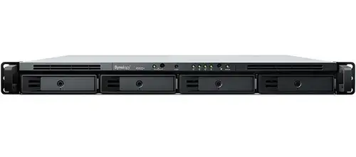 NAS Synology RackStation RS822+, 4 Bay-uri, Gigabit, Procesor AMD Ryzen V1500B, 2 GB DDR4 ECC (Negru)