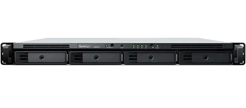 NAS Synology RackStation RS822+, 4 Bay-uri, Gigabit, Procesor AMD Ryzen V1500B, 2 GB DDR4 ECC (Negru)