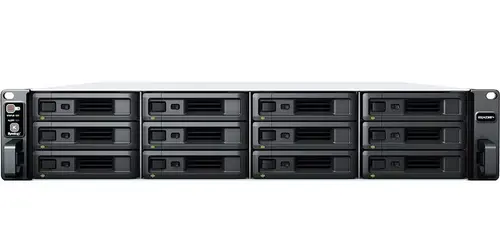 NAS Synology RackStation RS2423RP+, 12 Bay-uri, Gigabit, Procesor AMD Ryzen V1780B, 8 GB DDR4 ECC (Negru)
