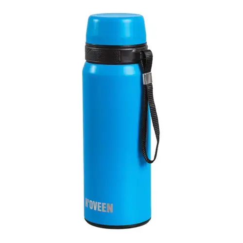 Termos Noveen 700 ml, cu curea, TB612 Blue Mat