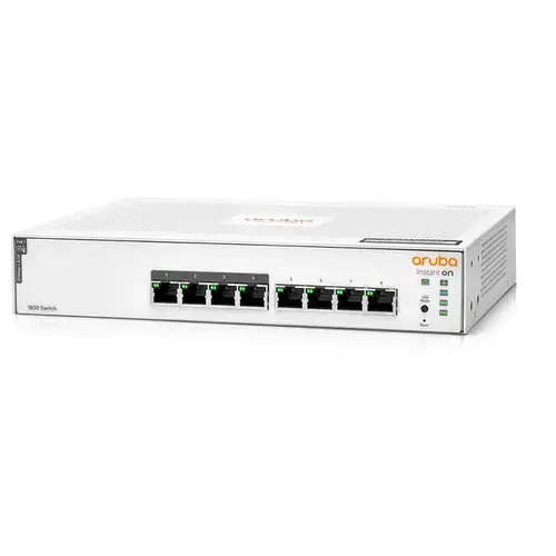 Switch Aruba JL811A Instant On 1830, 8 Porturi, Gigabit, PoE, 65W