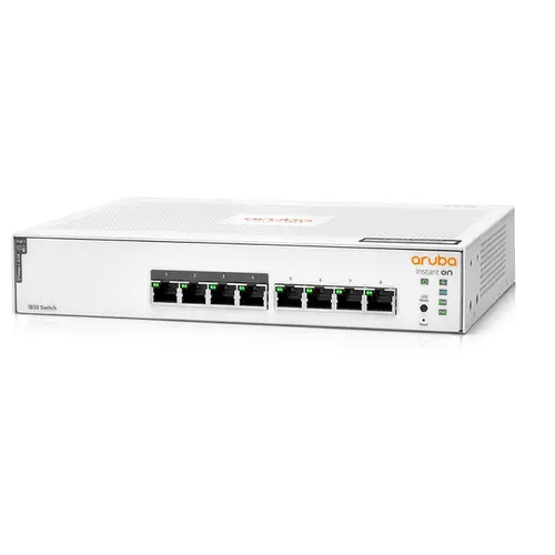Switch Aruba JL811A Instant On 1830, 8 Porturi, Gigabit, PoE, 65W