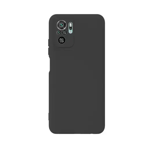 Husa Silicon Lemontti Soft Slim compatibila cu Xiaomi Redmi Note 10s 4G (Negru)