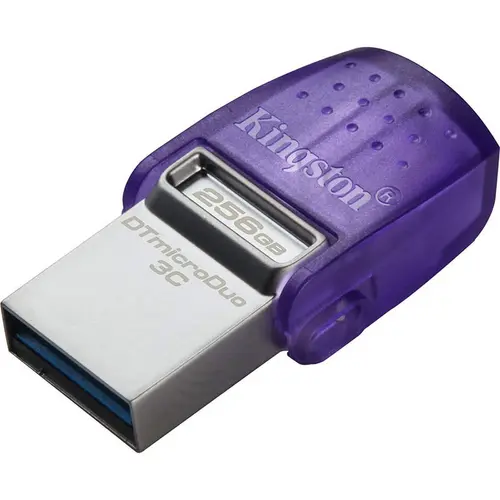Memorie USB Kingston DataTraveler microDuo 3C G3, 256GB, USB-C/ USB-A 3.0