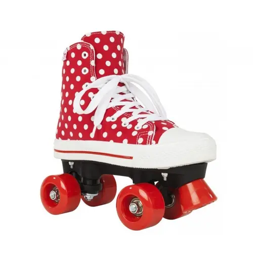 Role Rookie Canvas High Polka Dots, 39 (Rosu/Alb)