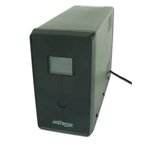 UPS GEMBIRD Energenie 033, 720W/1200VA, 230V, LCD, Negru
